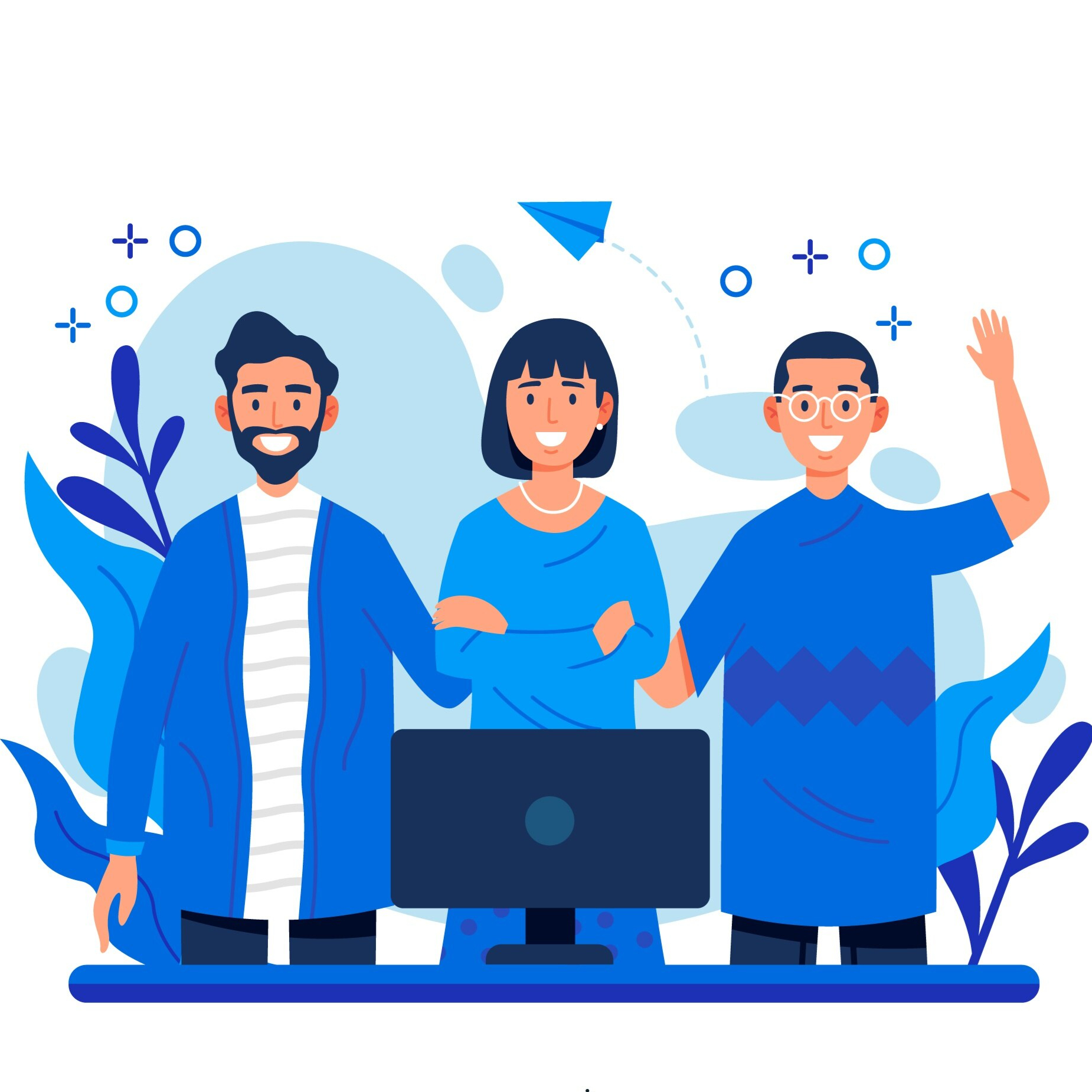 Team working together representing our collaborative partnerships